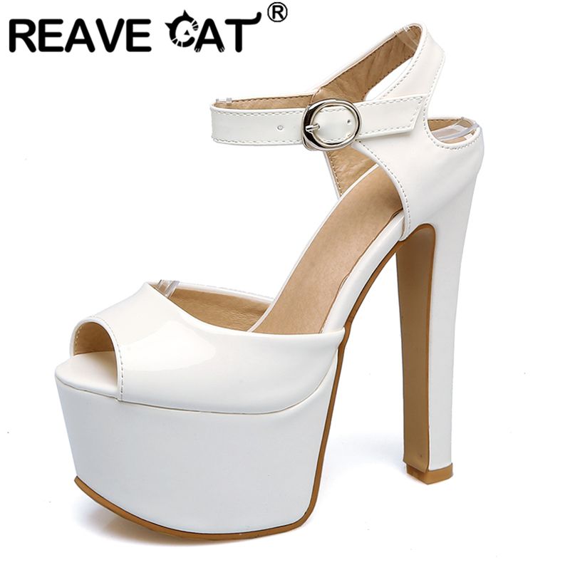 Leopard Print Heels - REAVE CAT Sandali da donna moda