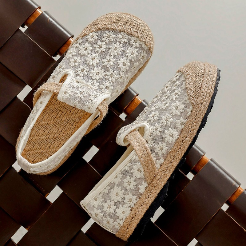 Women'S Shoes Vegan - Ciabatte Estive da Donna in Lino