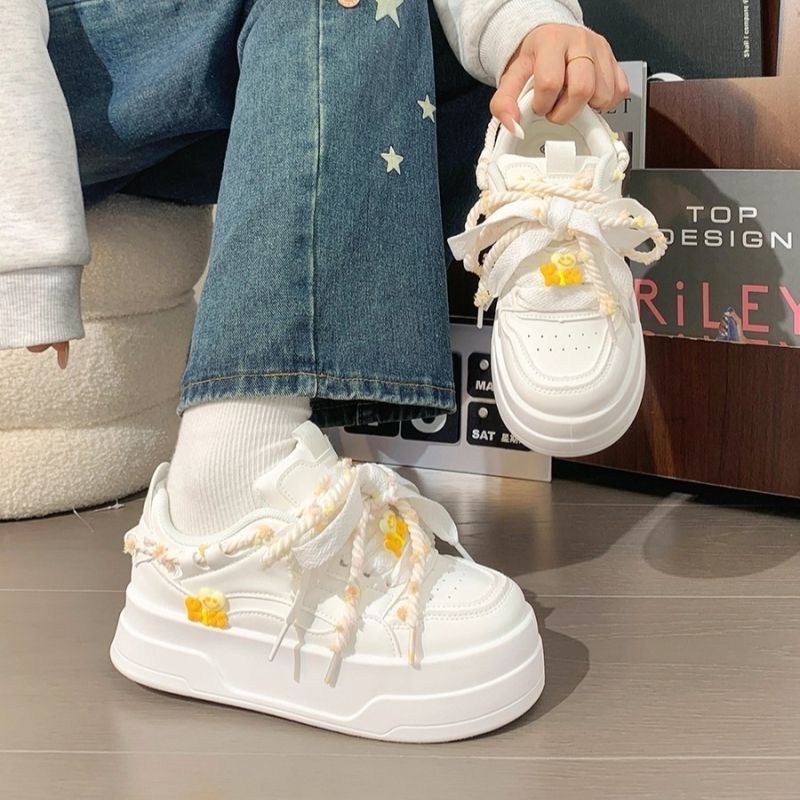 Women Shoes Sale - Nuove Sneakers Bianche da Donna con