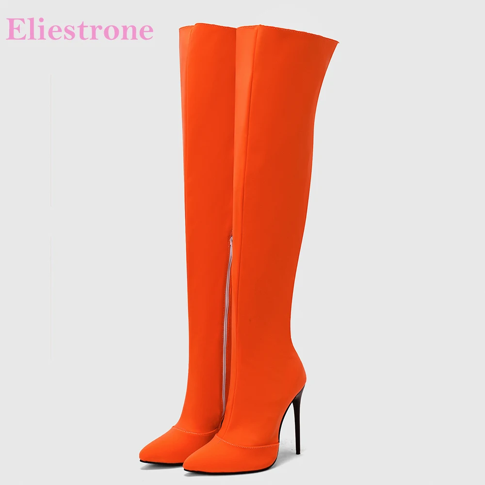 Women'S Shoes In Size 12 - Nuovo inverno glamour arancione giallo donna