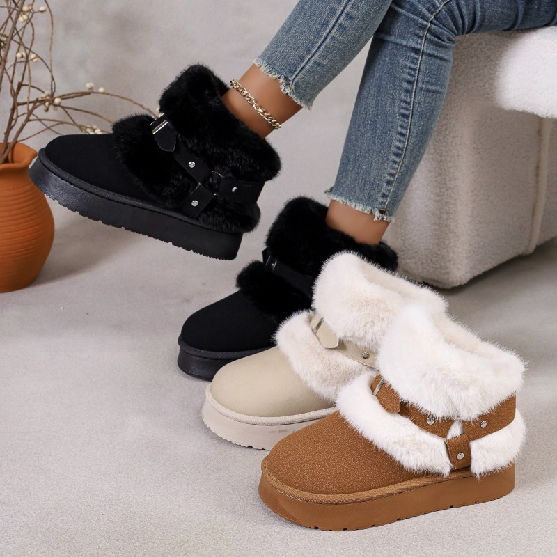 Women'S Shoes In Size 12 - Stivali da Neve in Peluche da