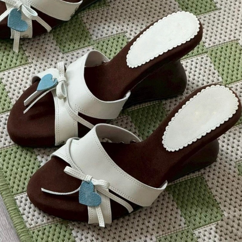 Sandali con Zeppa a Cuore e Fi - Women Shoes Us To Eu recensione e prezzo