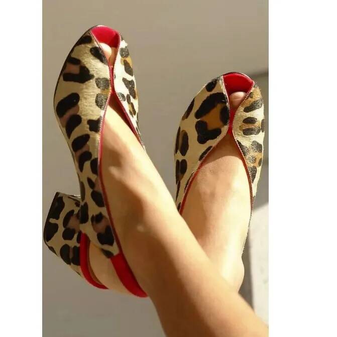 Sandali da Donna con Stampa Le - Leopard Print Heels recensione e prezzo