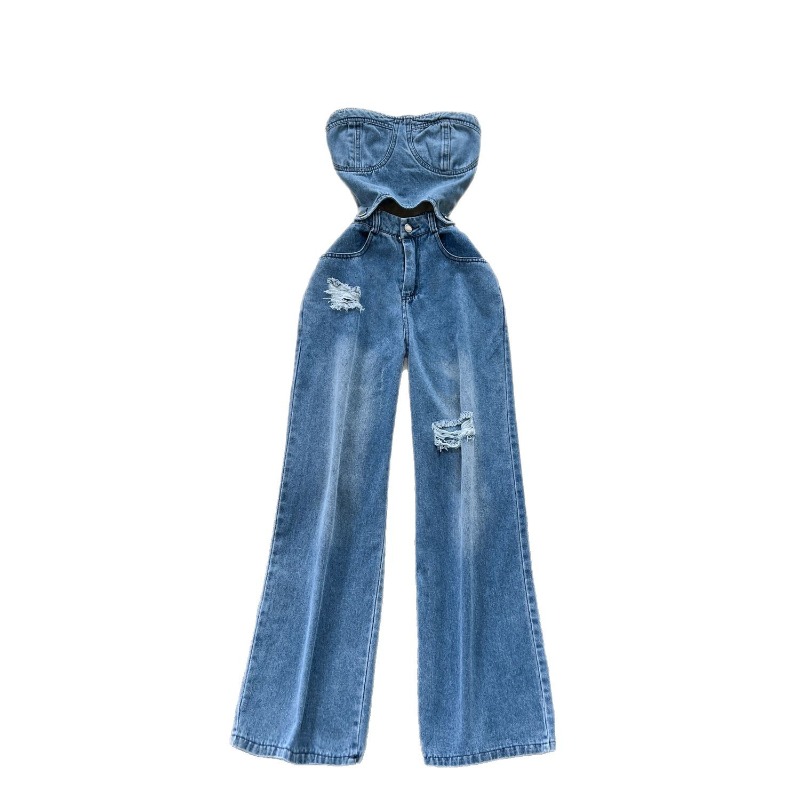 Tute in denim da donna, intere - Women'S Shoes X Wide recensione e prezzo