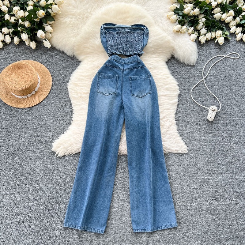Tute in denim da donna, intere - Women'S Shoes X Wide recensione e prezzo