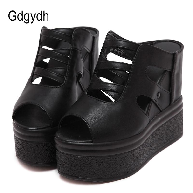 Gdgydh Open Toe Platform Mules - Women'S Shoes Vegan recensione e prezzo