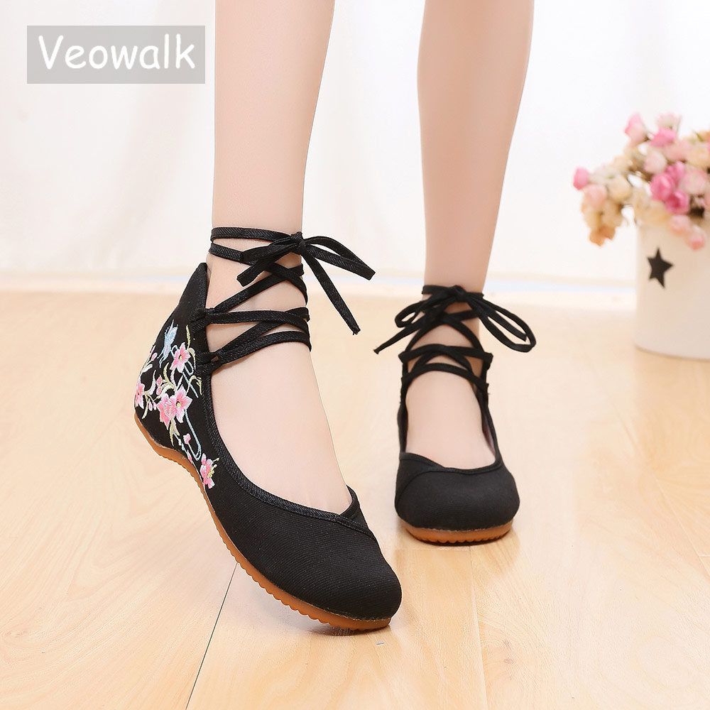 Veowalk Ballerine ricamate in  - Women'S Shoes Vegan recensione e prezzo