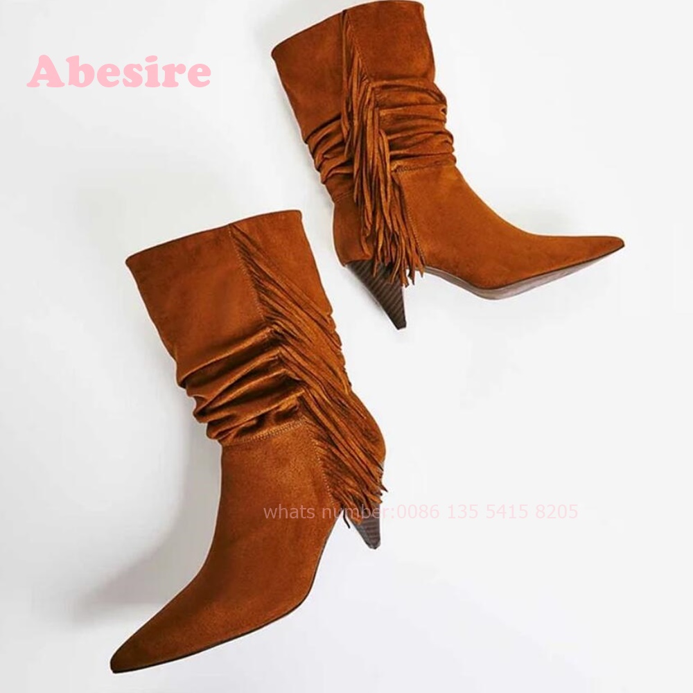 Scarpe con frange con tacco a  - Women'S Shoes Vegan recensione e prezzo