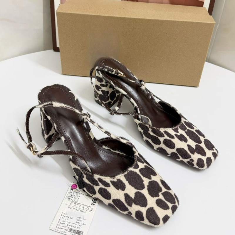 Sandali da donna vintage con s - Leopard Print Heels recensione e prezzo