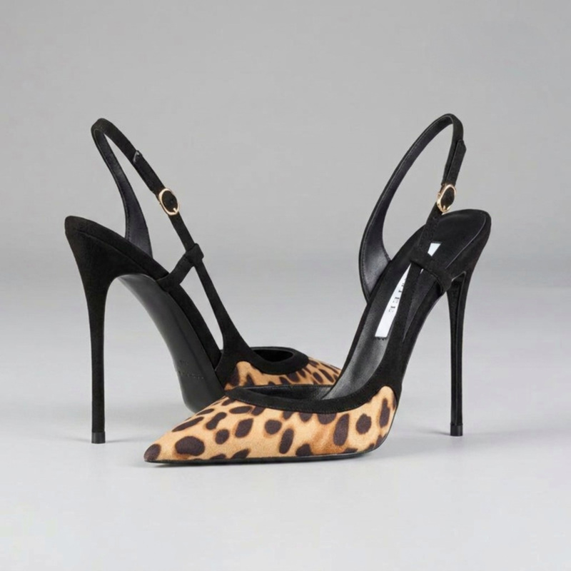 Yuejinlong # YJ26-802, Sandali - Leopard Print Heels recensione e prezzo