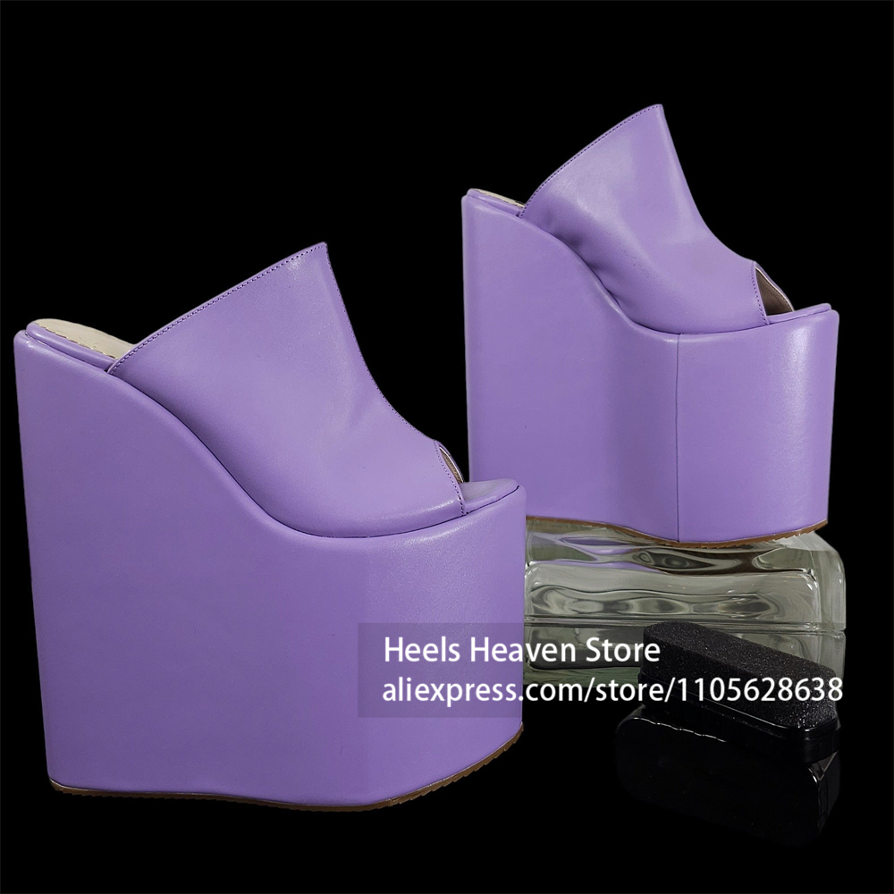 Mules con zeppa ultra alta in  - Women'S Shoes Vegan recensione e prezzo